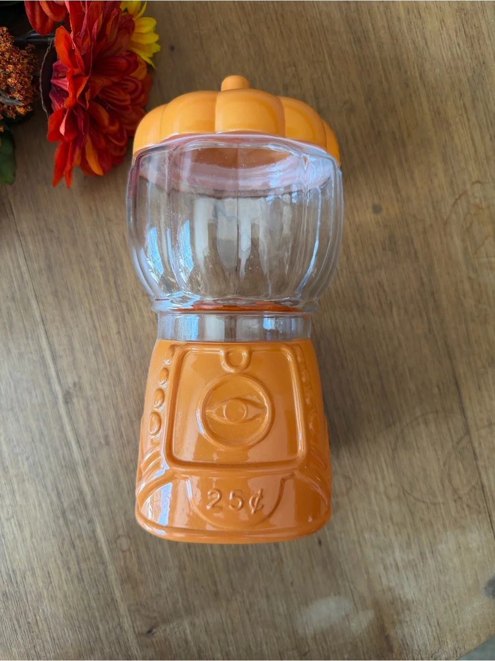 Target Orange Gumball Machine Kitchen Canister